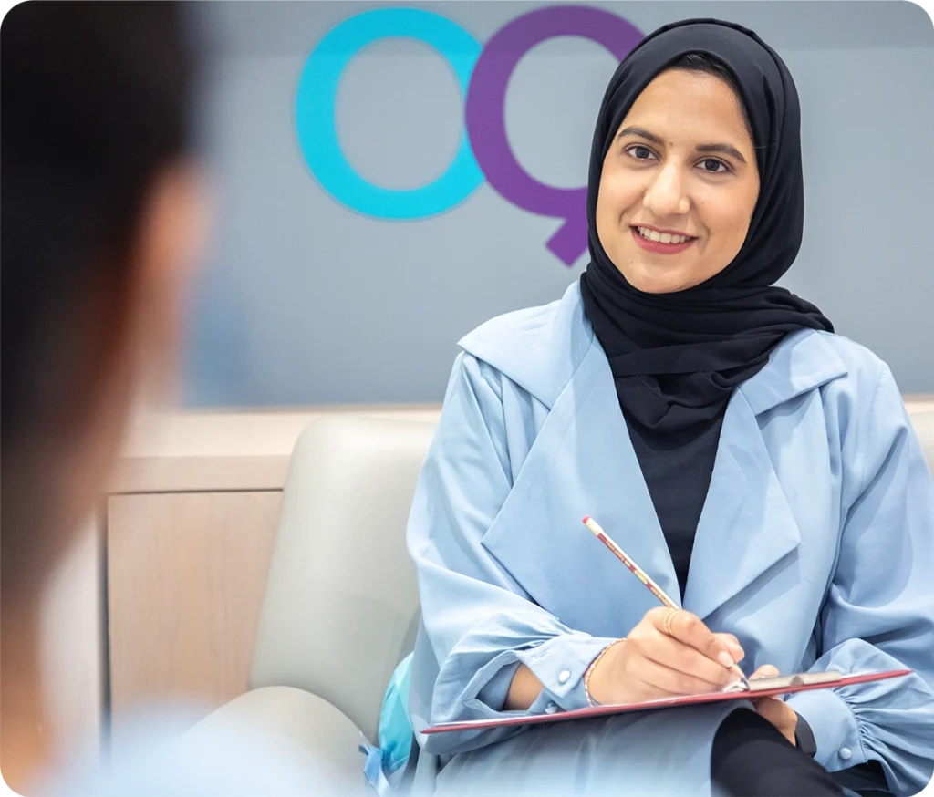 nailah with patient - Snö Wellness | Abu Dhabi