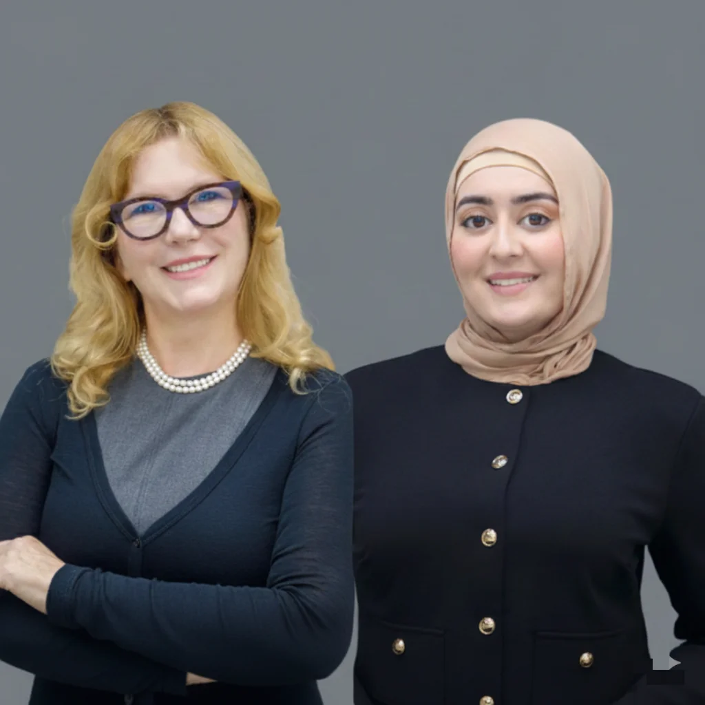 dr-agnieszka-wilczynska-and-huda-al-bukhari-psychologist-in-al-khalidiyah